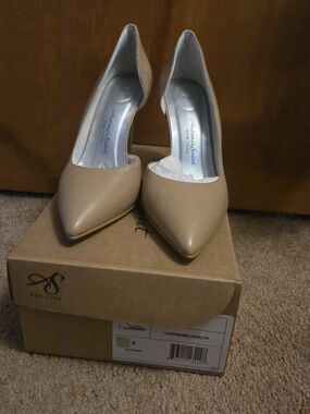 Antonio Saint Vida Half D'orsay Women Heels in Jute Nappa (Tan)